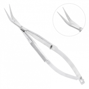 Nopa Instruments NOYES ножницы микрохирургические, изогнутые, 12 см